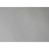 thumbnail of Relaxsessel mit Hocker HWC-K99, Fernsehsessel Sessel, Wippfunktion drehbar, Metall Echtleder/Kunstleder ~ grau