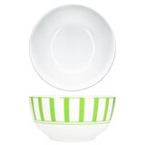 thumbnail of Split grün 6x Müsli-Schale Ø14cm 400ml Porzellan 6 Pers Dessertschüssel Streifen