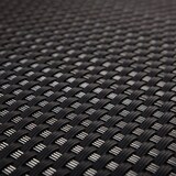 thumbnail of Polyrattan Sichtschutzstreifen Privafence 255x19 cm - Sichtschutz für Doppelstabmatten Zaun 5 Rollen Schwarz