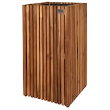 thumbnail of Pflanzgefäß Akazienholz 36,5 x 36,5 x 72 cm Innen- und Außenbereich Braun