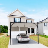 thumbnail of Gazebo Pergola 3x4 M Pergolato Tetto Scorrevole Telo Beige Impermeabile Retrattile Richiudibile Struttura Nera Acciaio Giardino Terrazzo Piscina