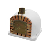 thumbnail of MF - Horno de Leña Exterior de Obra Modelo VULCANO (Blanco - 80 x 80 x 63 cm) - Sin Aislamiento