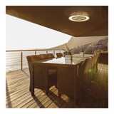 thumbnail of ventilador DC INDONESIA MINI beige 56 cm control remoto mando distancia Mantra