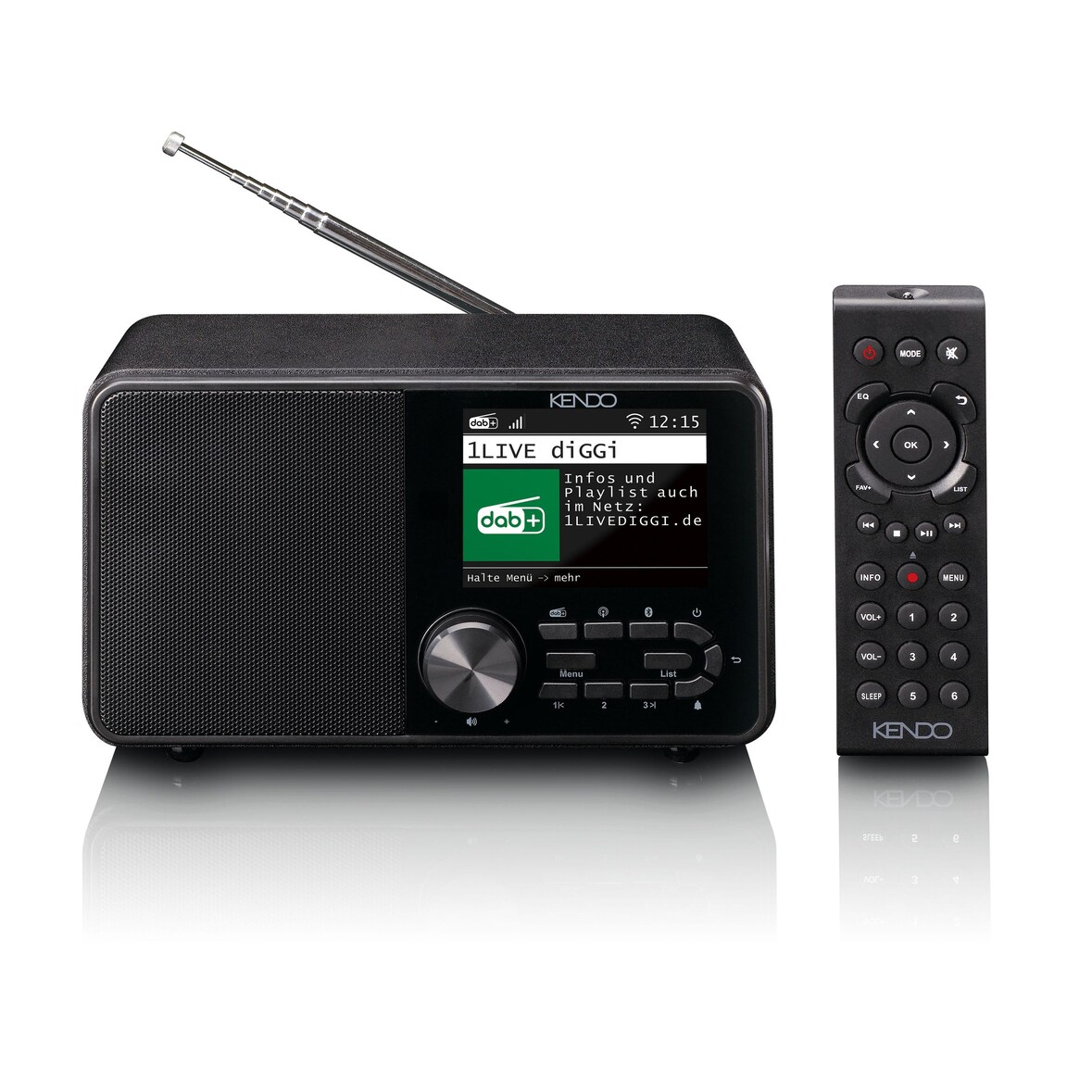 KENDO IR DAB Radio+ 25EX Internetradio DAB+/Wi‑Fi/Bluetooth
