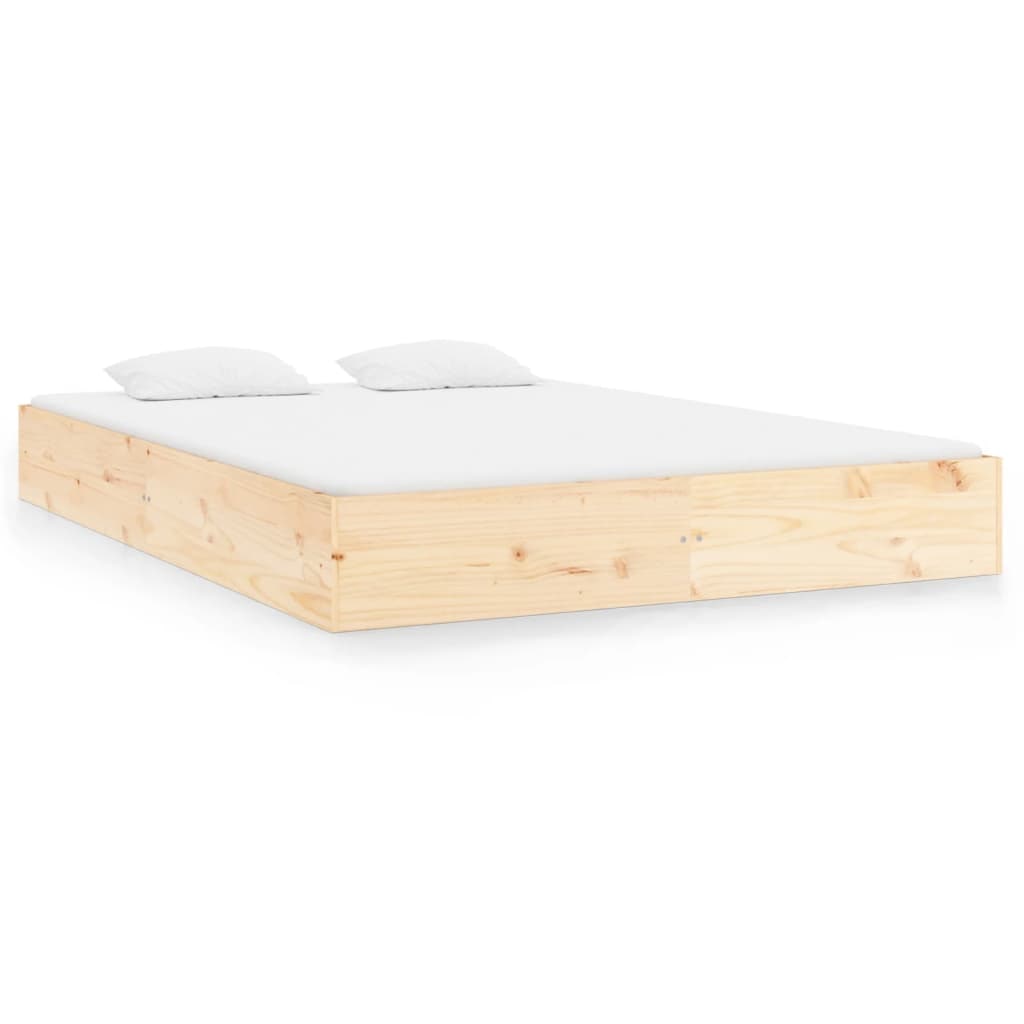 vidaXL Massivholzbett ohne Matratze 120x200 cm