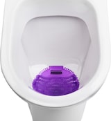 thumbnail of 12x Klo-Igel Urinaleinleger (Pissoirsieb, Pissoireinsatz, Urinalsieb) Lavendel: "#Besserpisser"