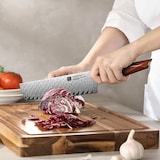 thumbnail of XinZuo - Damascus nakiri mes 18cm - X03 Xing Series - Mauro Uliassi (3-sterren Michelin chef)