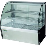 thumbnail of Vetrina riscaldata con griglie. Doppio vetro. Struttura in acciaio inox. Dimensioni: 88x58x67(h) cm. FORCAR modello VPH160