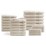 thumbnail of DoubleDry Handdoeken 30-delig set - Hotel kwaliteit 500 g/m2 - Crème