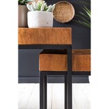 thumbnail of FineBuy 2er Set Beistelltisch FB51457 Sheesham Holz Metall Tisch Couchtisch