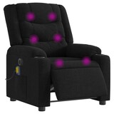thumbnail of vidaXL Massagesessel Elektrisch Schwarz Stoff