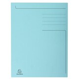 thumbnail of Exacompta 448006E 100x Aktenmappe mit Beschriftungsfeld und 3 Klappen, aus Karton 280g Forever, für Format DIN A4 - Hellblau