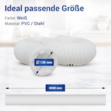 thumbnail of Vioks Abluftschlauch Ø125mm flexibel 3m PVC für Klimaanlage Abzugshaube Trockner