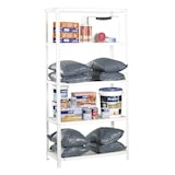thumbnail of SimonRack Metallregal mit Schrauben 1800x800x500 mm, 5 Böden, 100 kg Biegepunkt, Weiss - Comfort