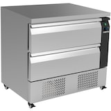 thumbnail of Saro Schubladenkühltisch mit 2 Schubladen, Modell DRAW, B 905 x T 700 x H 865 mm, fahrbar
