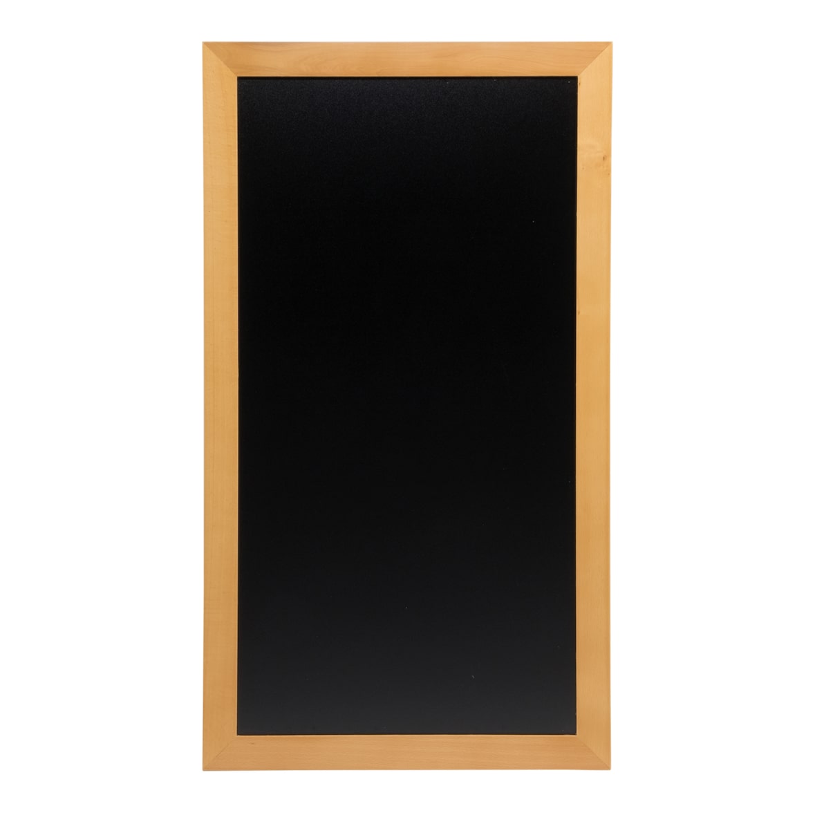 Securit® Muurkrijtbord "Long" - Teak gelakt houten afwerking - Inclusief montagemateriaal - 56x100cm