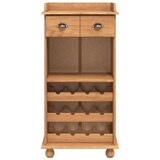 thumbnail of vidaXL Weinschrank ASKIM Honigwachs 57 x 37 x 114 cm