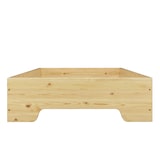 thumbnail of Einzelbett schmal Gästebett 80x200 Massivholz Kiefer Matratze Rollrost 60.56-08M