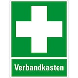 thumbnail of Schild I Rettungs-Kombischild Erste Hilfe, Verbandkasten, Kunststoff, 300x400mm, ASR A1.3, DIN EN ISO 7010 E003
