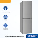 thumbnail of Exquisit Kühl-Gefrierkombination, Kühlschrank mit Gefrierfach, 253 Liter, No-Frost, 4-Sterne-Gefrierfach, 180 cm hoch, KGC265-70-NF-040C weiss