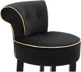 thumbnail of Sgabello Bar Elegante Nero cm 46X48X96 - LUXY