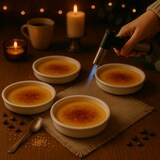 thumbnail of Crème-Brûlée Schaaltjes - Ook geschikt voor tapas – 4 stuks – Ø 12 cm – Wit Porselein