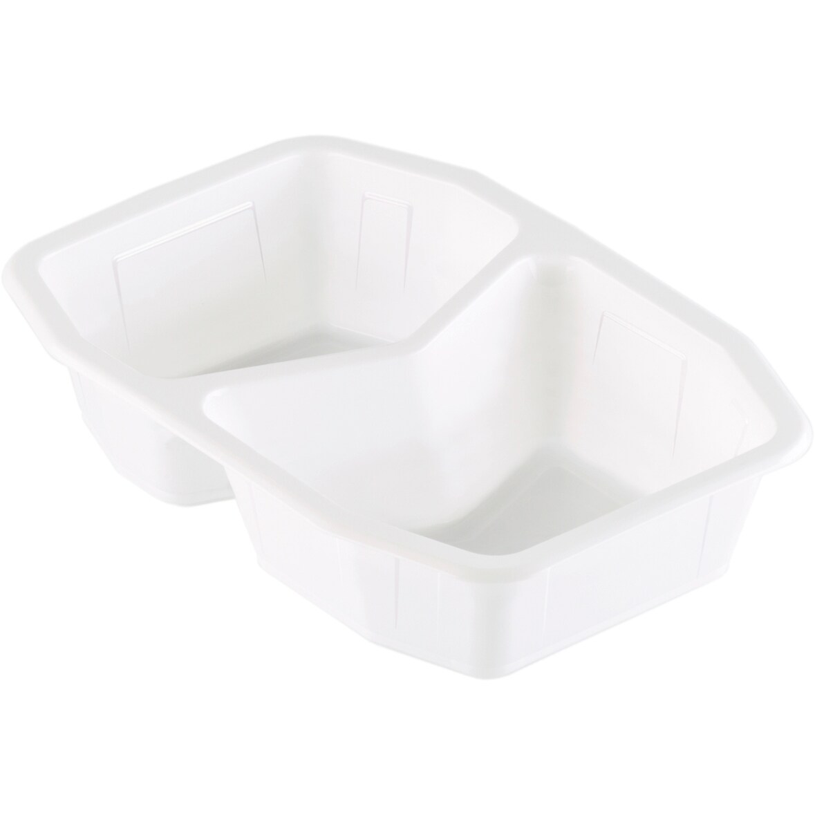 312x DUNIFORM PP-Schale HMR 215 x 148 x 50 mm Weiß 2-Teilung
