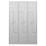 thumbnail of PROREGAL Garderobenspind Camel | 6-Fächer-Z-Design| HxBxT 180x120x50 cm | Zylinderschloss | Grau