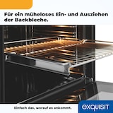 thumbnail of Exquisit Einbaubackofen EBE76-9-H-020 inox | Energieeffizienzklasse A | 75,6 l Garraum | Einbaubackofen 60 cm