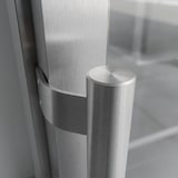 thumbnail of Romux® Kühlschrank mit 1 Türen Glastüren 74 cm mit Umluftkühlung | Gastro Kühlschrank aus Edelstahl mit 650 L Kapazität - 3 Einlegeböden und 270 W