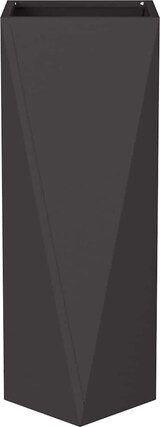 thumbnail of vidaXL Pflanzkübel 2 pcs Schwarz 30 x 30 x 75 cm Stahl