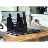 thumbnail of Creative Pebble V3 2.0 Lautsprecher, Bluetooth 5.0, USB Audio, weiss