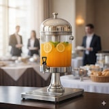 thumbnail of Edelstahl Getränkespender 8L - Iziserve DL08 Profi mit Eisrohr - Hotellerie und Buffet.