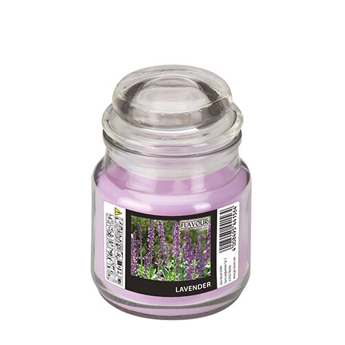 PAPSTAR, Snoeppot met waxvulling "Flavour by GALA" Ø 63 mm · 85 mm violet - Lavendel