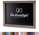 thumbnail of Kreidetafel mit Holzrahmen / Landhausgrau 100x50cm