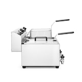 thumbnail of Hendi Friteuse Mastercook - mit Ablasshahn 2 x 8 l, 605x515x345 mm