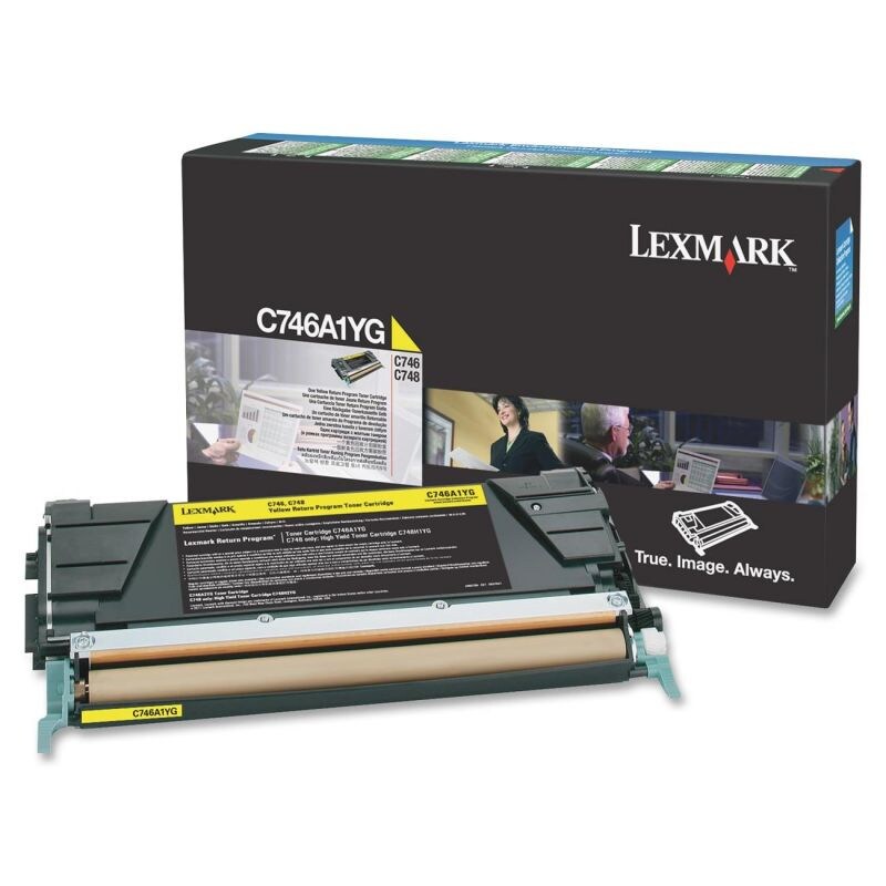 Lexmark C746A1YG Tonerkartusche 1 Stück(e) Original Gelb