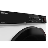 thumbnail of Sharp ES-WNFB214CWDA-DE Frontlader-Waschmaschine, 12 kg, 1400 U/Min., 15 Programme, WiFi, Invertermotor, AquaStop, Weiß