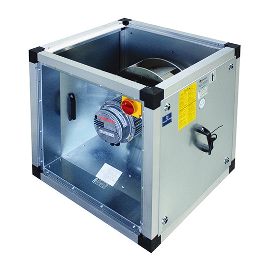 Mastro – Airbox met zeer efficiënte EC-motor buiten de luchtstroom, 12089 m³/u