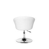 thumbnail of Design Relaxsessel SPM2.158 Loungesessel Kunstleder Cocktailsessel weiß, Sessel Drehbar, Esszimmerstuhl 120 kg, Clubsessel Leder-Optik, Drehstuhl