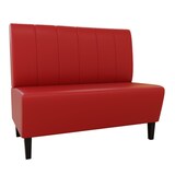 thumbnail of Gastro Sitzbank Paris | 100 cm breit | Kunstleder Rot | Vertikal | Dinerbank