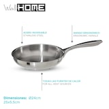 thumbnail of WellHome - Frigideira de Aço Inox Ø24cm