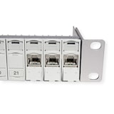 thumbnail of METZ CONNECT E-DAT modul Patchfeld 24x8, Cat.6, lichtgrau