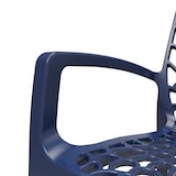thumbnail of METRO PROFESSIONAL Fauteuil de terrasse Saphir, empilable, plastique, bleu pétrole