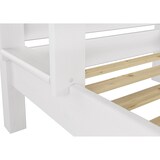 thumbnail of Hochbett stabil 90x200 Kiefer weiß Hochbett teilbar Etagenbett ohne Rollrost 60.16-09WT100oR