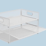 thumbnail of Relaxdays Dokumentenablage, Metall, 3 Fächer, Büro, Home Office, HxBxT: 20,5x32,5x23,5 cm, Schreibtisch Organizer, weiß