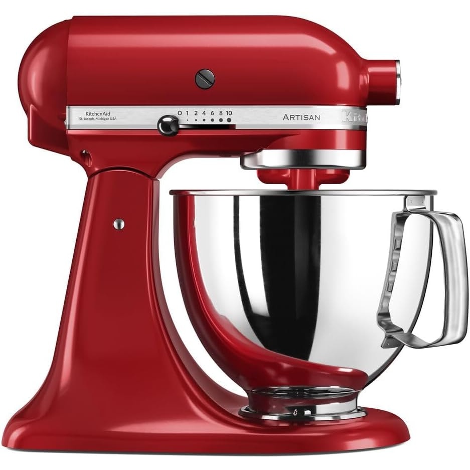 Kitchenaid Artisan 5ksm125eer - Robot Multi-fonctions - 300 Watt - Rouge Empire