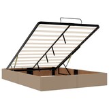 thumbnail of vidaXL Ottoman-Bett mit Matratze Cappuccino-Braun 140x190cm Kunstleder
