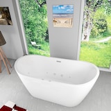 thumbnail of freistehende Badewanne Wanne F23 180x92cm Whirlpool Luft & Wasser