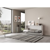 thumbnail of Itamoby Letto a scomparsa singolo orizzontale Kando con materasso Bianco Frassino